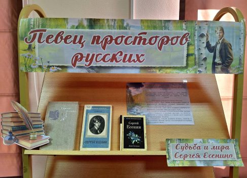 Книжная выставка «Певец просторов русских»